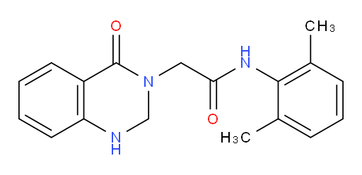 N-(2,6-dimethylphenyl)-2-(4-oxo-1,2-dihydroquinazolin-3(4H)-yl)acetamide