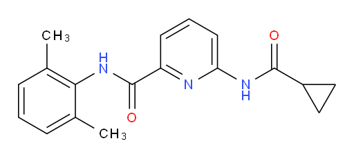 6-(cyclopropanecarboxamido)-N-(2,6-dimethylphenyl)picolinamide