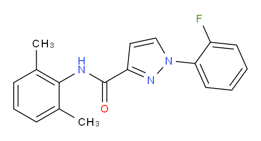 N-(2,6-dimethylphenyl)-1-(2-fluorophenyl)-1H-pyrazole-3-carboxamide
