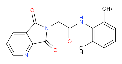 N-(2,6-dimethylphenyl)-2-(5,7-dioxo-5H-pyrrolo[3,4-b]pyridin-6(7H)-yl)acetamide