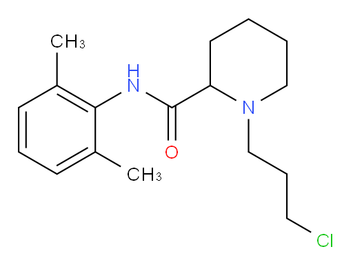 1-(3-chloropropyl)-N-(2,6-dimethylphenyl)piperidine-2-carboxamide
