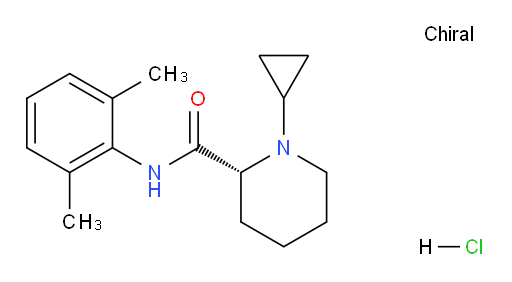 (R)-1-cyclopropyl-N-(2,6-dimethylphenyl)piperidine-2-carboxamide hydrochloride