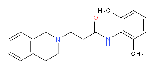 3-(3,4-dihydroisoquinolin-2(1H)-yl)-N-(2,6-dimethylphenyl)propanamide