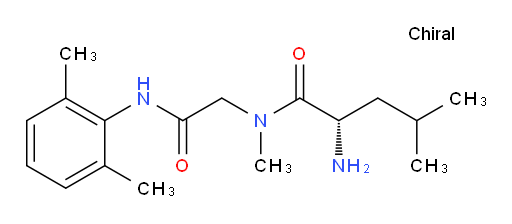 (S)-2-amino-N-(2-((2,6-dimethylphenyl)amino)-2-oxoethyl)-N,4-dimethylpentanamide