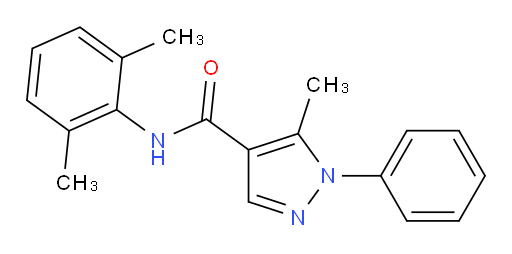 N-(2,6-dimethylphenyl)-5-methyl-1-phenyl-1H-pyrazole-4-carboxamide