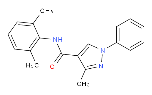 N-(2,6-dimethylphenyl)-3-methyl-1-phenyl-1H-pyrazole-4-carboxamide