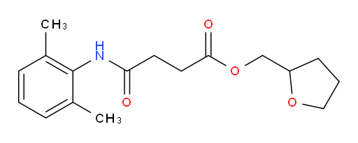 (tetrahydrofuran-2-yl)methyl 4-((2,6-dimethylphenyl)amino)-4-oxobutanoate