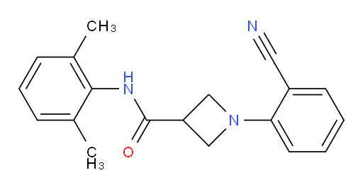 1-(2-cyanophenyl)-N-(2,6-dimethylphenyl)azetidine-3-carboxamide