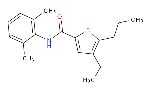 N-(2,6-dimethylphenyl)-4-ethyl-5-propylthiophene-2-carboxamide