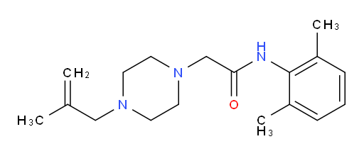 N-(2,6-dimethylphenyl)-2-(4-(2-methylallyl)piperazin-1-yl)acetamide