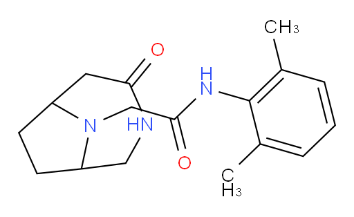 N-(2,6-dimethylphenyl)-2-(4-oxo-3,9-diazabicyclo[4.2.1]nonan-9-yl)acetamide