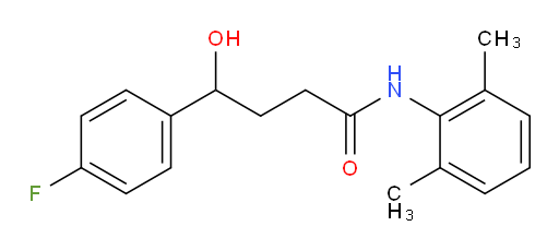 N-(2,6-dimethylphenyl)-4-(4-fluorophenyl)-4-hydroxybutanamide