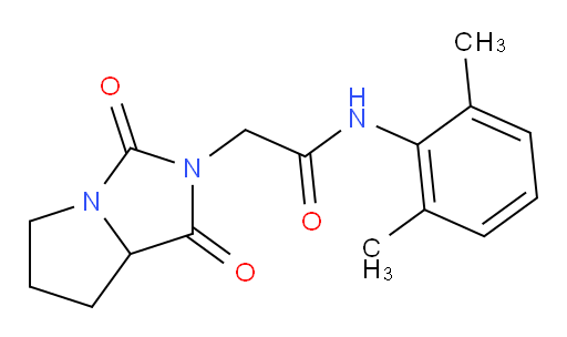 N-(2,6-dimethylphenyl)-2-(1,3-dioxotetrahydro-1H-pyrrolo[1,2-c]imidazol-2(3H)-yl)acetamide