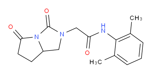 N-(2,6-dimethylphenyl)-2-(3,5-dioxotetrahydro-1H-pyrrolo[1,2-c]imidazol-2(3H)-yl)acetamide