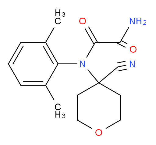 N1-(4-cyanotetrahydro-2H-pyran-4-yl)-N1-(2,6-dimethylphenyl)oxalamide
