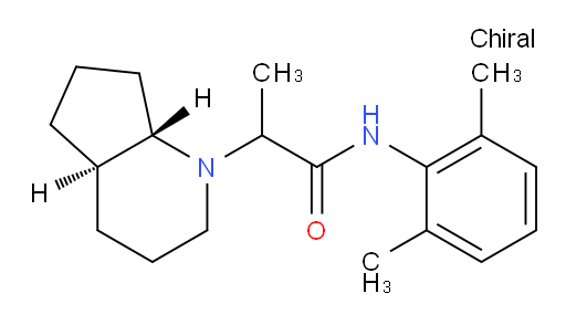 N-(2,6-dimethylphenyl)-2-((4aR,7aS)-octahydro-1H-cyclopenta[b]pyridin-1-yl)propanamide