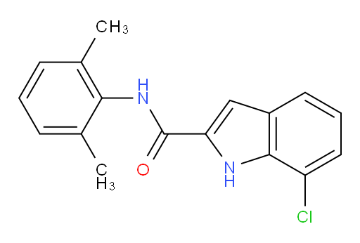 7-chloro-N-(2,6-dimethylphenyl)-1H-indole-2-carboxamide