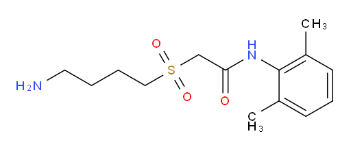 2-((4-aminobutyl)sulfonyl)-N-(2,6-dimethylphenyl)acetamide