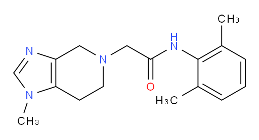 N-(2,6-dimethylphenyl)-2-(1-methyl-6,7-dihydro-1H-imidazo[4,5-c]pyridin-5(4H)-yl)acetamide