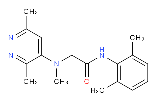 N-(2,6-dimethylphenyl)-2-((3,6-dimethylpyridazin-4-yl)(methyl)amino)acetamide