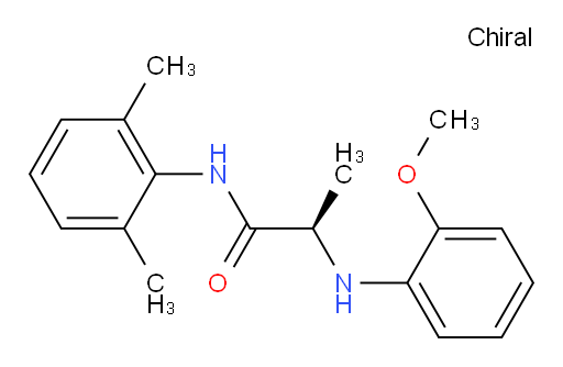 (R)-N-(2,6-dimethylphenyl)-2-((2-methoxyphenyl)amino)propanamide