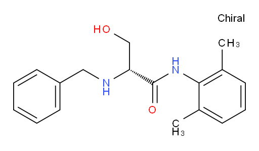 (R)-2-(benzylamino)-N-(2,6-dimethylphenyl)-3-hydroxypropanamide