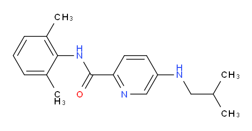 N-(2,6-dimethylphenyl)-5-(isobutylamino)picolinamide