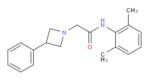 N-(2,6-dimethylphenyl)-2-(3-phenylazetidin-1-yl)acetamide