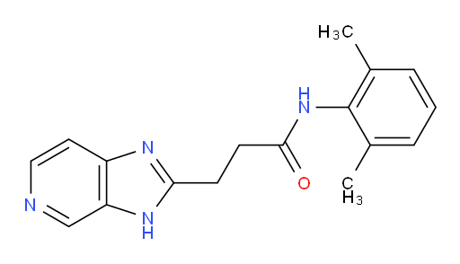 N-(2,6-dimethylphenyl)-3-(3H-imidazo[4,5-c]pyridin-2-yl)propanamide