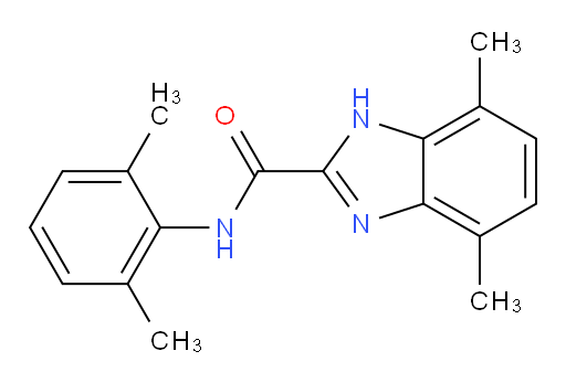 N-(2,6-dimethylphenyl)-4,7-dimethyl-1H-benzo[d]imidazole-2-carboxamide