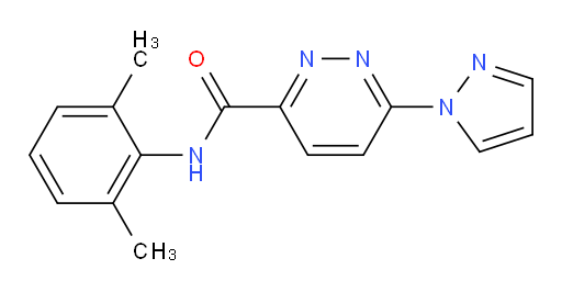 N-(2,6-dimethylphenyl)-6-(1H-pyrazol-1-yl)pyridazine-3-carboxamide