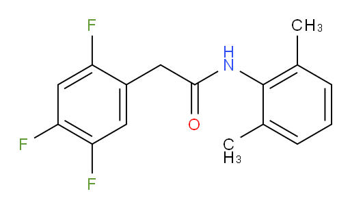 N-(2,6-dimethylphenyl)-2-(2,4,5-trifluorophenyl)acetamide