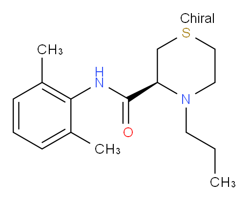 (S)-N-(2,6-dimethylphenyl)-4-propylthiomorpholine-3-carboxamide