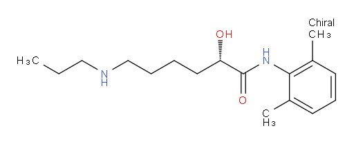 (S)-N-(2,6-dimethylphenyl)-2-hydroxy-6-(propylamino)hexanamide