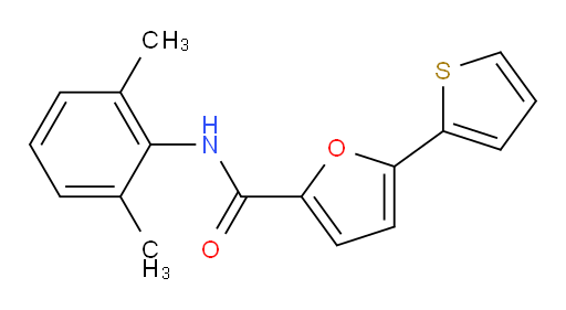 N-(2,6-dimethylphenyl)-5-(thiophen-2-yl)furan-2-carboxamide