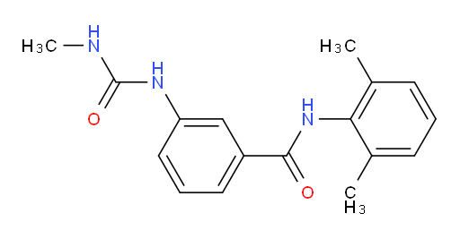 N-(2,6-dimethylphenyl)-3-(3-methylureido)benzamide