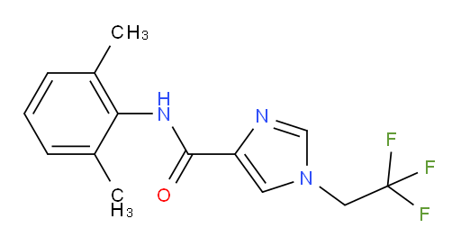 N-(2,6-dimethylphenyl)-1-(2,2,2-trifluoroethyl)-1H-imidazole-4-carboxamide