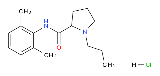 N-(2,6-dimethylphenyl)-1-propylpyrrolidine-2-carboxamide hydrochloride