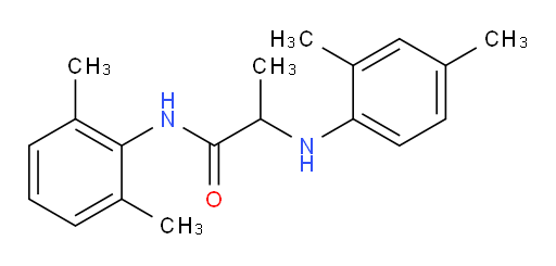 N-(2,6-dimethylphenyl)-2-((2,4-dimethylphenyl)amino)propanamide