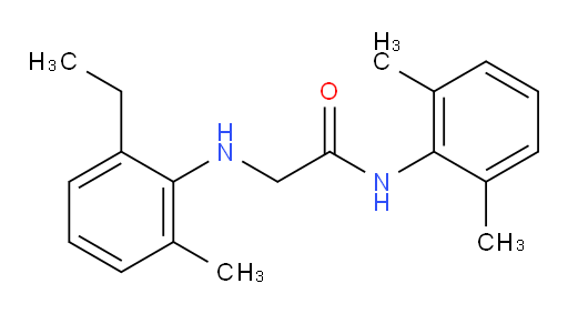 N-(2,6-dimethylphenyl)-2-((2-ethyl-6-methylphenyl)amino)acetamide