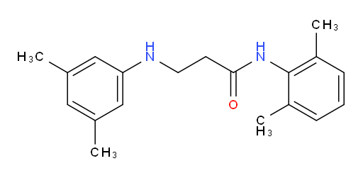 N-(2,6-dimethylphenyl)-3-((3,5-dimethylphenyl)amino)propanamide