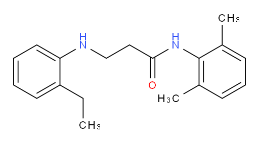 N-(2,6-dimethylphenyl)-3-((2-ethylphenyl)amino)propanamide