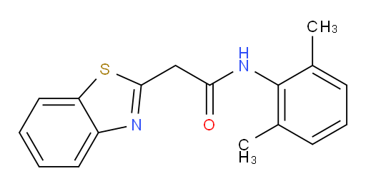 2-(benzo[d]thiazol-2-yl)-N-(2,6-dimethylphenyl)acetamide