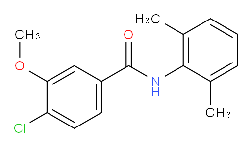 4-chloro-N-(2,6-dimethylphenyl)-3-methoxybenzamide