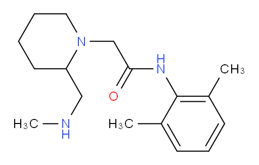 N-(2,6-dimethylphenyl)-2-(2-((methylamino)methyl)piperidin-1-yl)acetamide