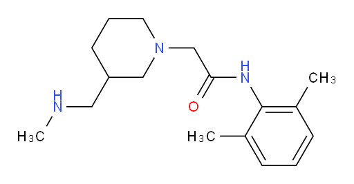 N-(2,6-dimethylphenyl)-2-(3-((methylamino)methyl)piperidin-1-yl)acetamide