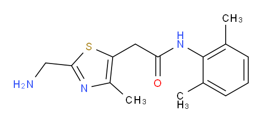 2-(2-(aminomethyl)-4-methylthiazol-5-yl)-N-(2,6-dimethylphenyl)acetamide