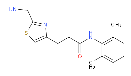 3-(2-(aminomethyl)thiazol-4-yl)-N-(2,6-dimethylphenyl)propanamide
