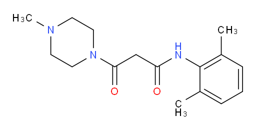 N-(2,6-dimethylphenyl)-3-(4-methylpiperazin-1-yl)-3-oxopropanamide