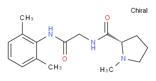 (S)-N-(2-((2,6-dimethylphenyl)amino)-2-oxoethyl)-1-methylpyrrolidine-2-carboxamide